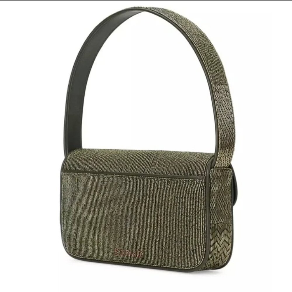 STAUD Tommy Beaded Bag in Avocado - Picture 6 of 11